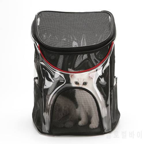 Transparent PVC Pet Carrier Space Dog Backpack Cats Summer Breathable Outdoor Travel Puppy Bag Pet Products Mascotas Gatos