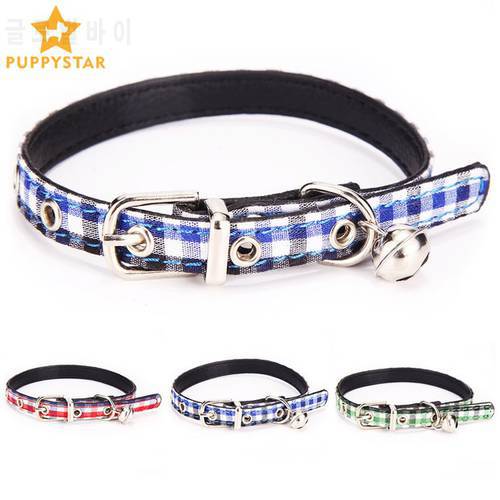 Cat Collar With Bell Collar For Cats Kitten Puppy Dog Collars For Cats Pet Lead Leash Cat Collar Chihuahua Pet Supplies Products