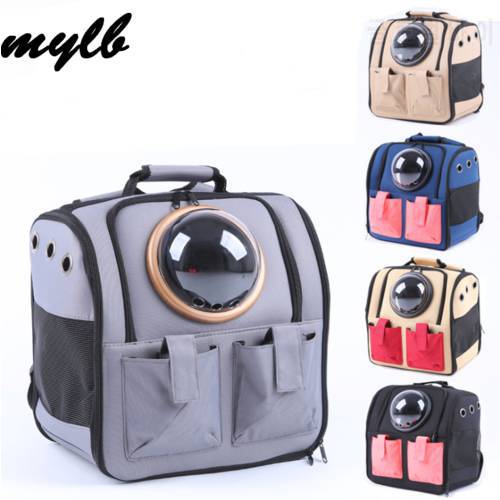 mylb The capsule bag carrying pet cat breathable outdoor portable packaging bag dasyure pets puppy travel backpack for dogs
