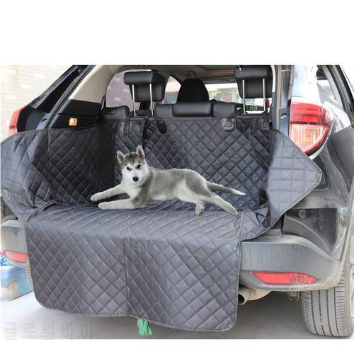 Lanke Dog Car Seat Cover,Waterproof Anti-dirty Auto Trunk Seat Mat，Pet Carriers Protector Hammock Cushion With Safety Belt
