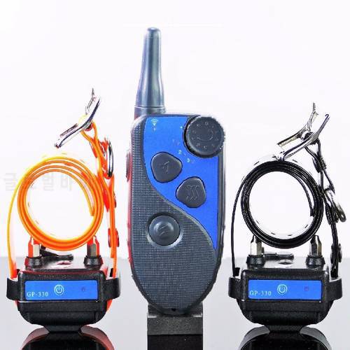 NEW 600 yards Rechargeable Waterproof Control Electric Shock Vibra Remote 2 Dog Training Collar