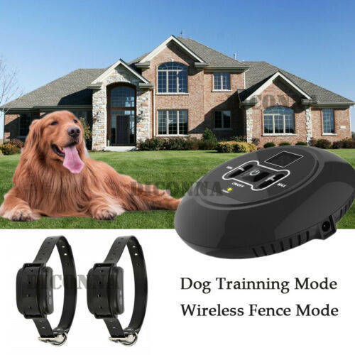 Wireless Dog Fence No-Wire Pet Containment System Rechargeable And Waterproof