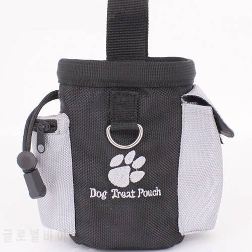 Dog Treat Bag Pet Outdoor Training Pouch Hands-Free Walking Storage Waist Bag for Treats Toys Food Snack Training Accessories