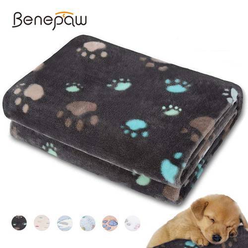 Benepaw Fluffy Soft Pet Dog Blanket Warm Flannel Fleece Washable Throw Blanket Small Medium Large Dog Bed For Cat Kitten Puppy