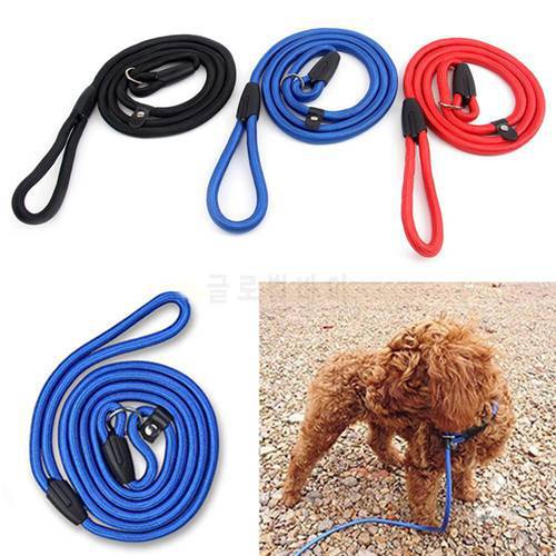 0.6/0.8/1cm Pet Dog Collar Nylon Anti-bite Non-slip Training Retractable Dog Leash Walking Harness Pet Products collar perro