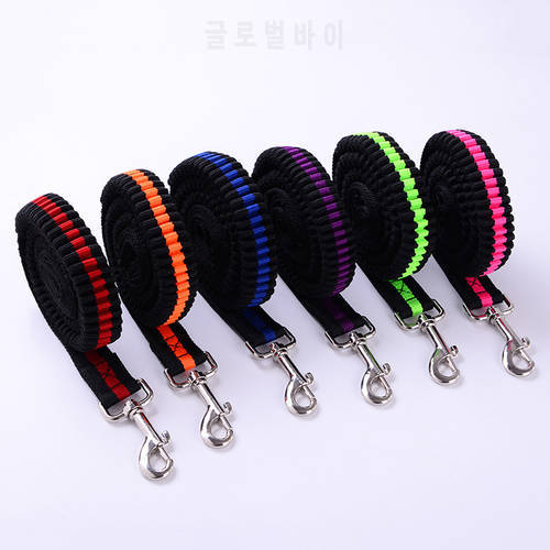 Nylon Leash For Dog Running Adjustable Walking Collar Rope Pet Jogging Stretch Traction Rope Pet Dog Leash Supplies