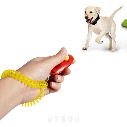 2020 New 1PC Portable Training Guide Clicker Dog Supplies Whistle Trainer Delicate Button Clicker Pets Dog Cat Pet Clicker