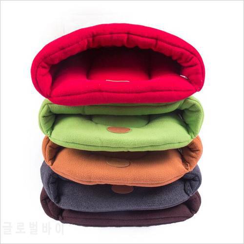 Polar Fleece Cave kennel house winter Pet sleeping bag warm pet pad for Puppy Dogs cats Windproof soft Pet nest 5 colors & S-XL