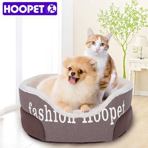 HOOPET Pet Dog Warm Bed Comfortable For Puppy Sleeping Soft House For Small Medium Dogs Cat