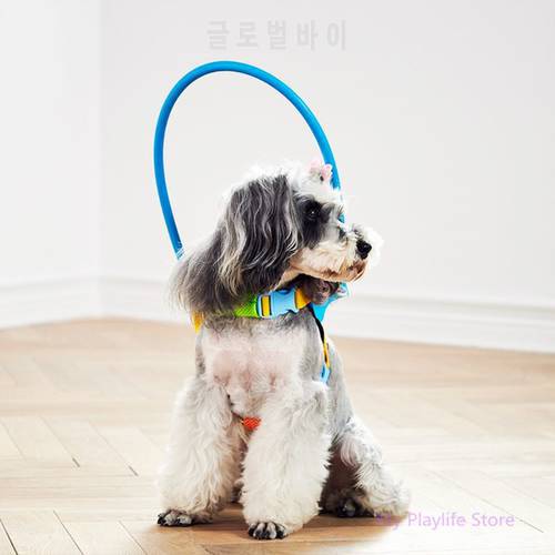 Blind Dogs Pet Safe Harness Anti-collision Ring Pets Weak Color Circle Guide Animal Protection Collar Rings Dog Harness
