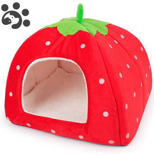 Cat Bed House for Cats Small Dog Beds Starberry Pet Cats Kitten House Dog Kennel Winter Warm Soft Cat Beds Pet Product Cama Gato