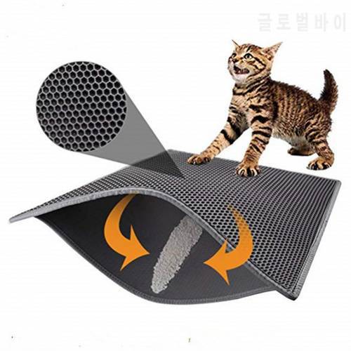 New Cat Mat Foldable Cat Litter Pad Waterproof Double-Layer Pet Mat Bottom Non-Slip Cat House Large Size Pet Bed