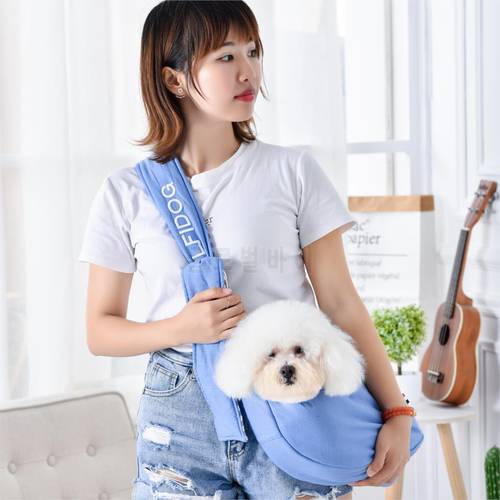 Luxury Dog Bag Travel Shoulder Transport Dog Carrier Sling for Small Dog Hands Free Puppy Yorkie Backpack Tote with Safety Strap