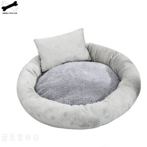Pet Soft Cushion Cat bed Winter Warm Litter Mat Snooze Sleeping Cozy Kitty Teddy Kennel For Mini Medium Sized Dog Cat Puppy