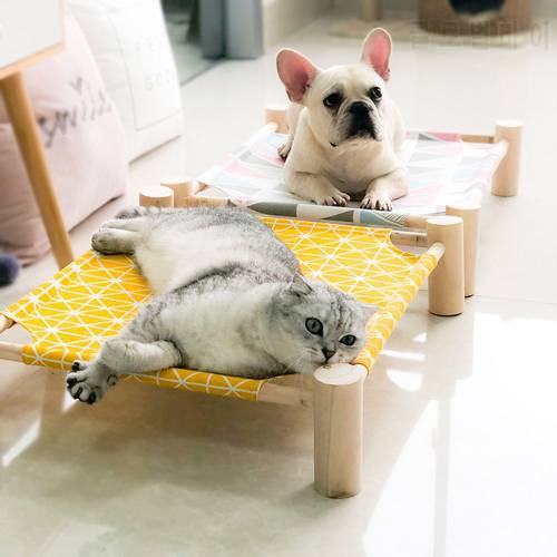 Detachable Cat Bed Hammock House For Cats Dog Puppy Cushion Mat Dog Lounger For Cat Nest Kennel Pet Sleeping Products