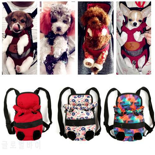Pets Cat Dog Carries Travel Backpack Adjustable Pet Front Back Backpacks Cat Dog Carrier Bags Legs Out