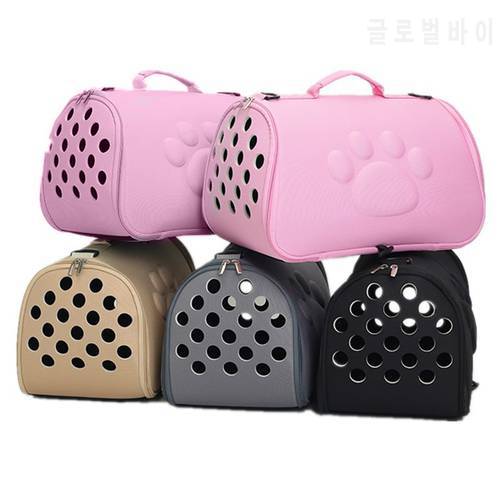 For Dogs Cat Folding Pet Carrier Cage Collapsible Puppy Crate Handbag Carrying Bags Pets Supplies Transport Pet Accessories