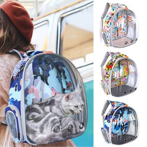 Breathable Cat Carrier Bag Puppy Cat Astronaut Space Capsule Backpack Portable Pet Travel Carrier Bag Outdoor Puppy Supplies
