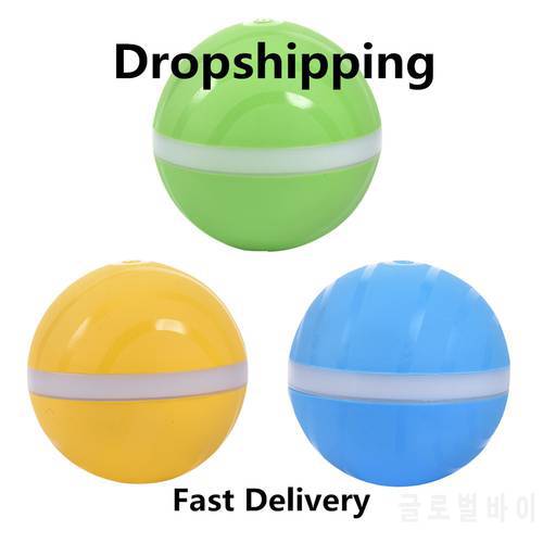 Pet Dog Toy Waterproof Magic Roller Ball Jumping Ball USB Electric Pet Cat Ball LED Rolling Flash Ball Funny For Dog Kitten Kids