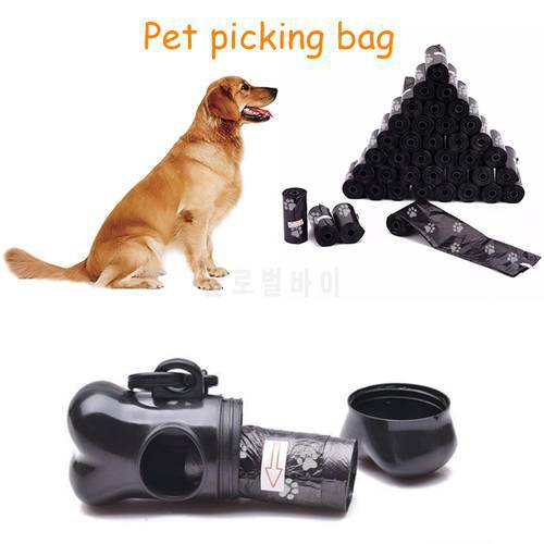 50Rolls Dog Poop Bags Pet Waste Garbage Bags Biodegradable Outdoor Carrier Holder Dispenser Clean Pick up Tools Pet Accessories