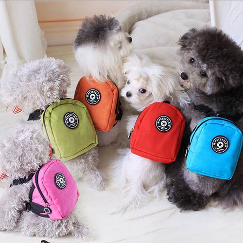 Fashion Nylon Solid Clothing Dogs Backpacks Cute Adjustable Puppy Teddy Pet Product Size S L