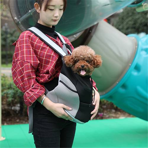 Multifunction Fashion Outdoor Pet Dog Carrier Bag Pet Dog Front Bag Double Shoulder Portable Travel Backpack Mesh Backpack Head