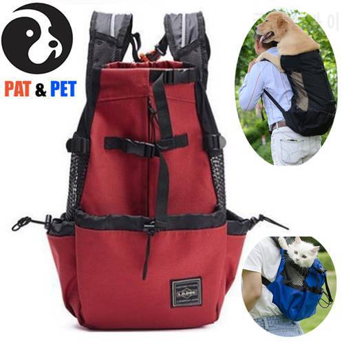 Sport Sack , Dog Carrier Backpack for Small and Medium Pets , Front Facing Adjustable Pack with Storage Bag , Fully Ventilated