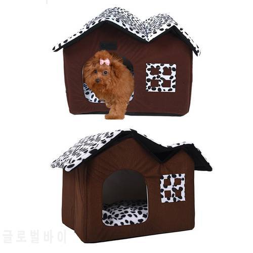 Removable Foldable Pet Dog House Cat Bed Cat Litter dog sofa Cushion Cat Mat For Small Medium Dog Puppy Dog cave Animal Lazy bed