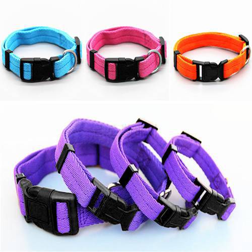 Dadugo Pet Dog Collars Adjustable Clip Buckle Dog Collars Nylon Dog Head Collars S/M/L/Xl Size 6 Colors Shipping