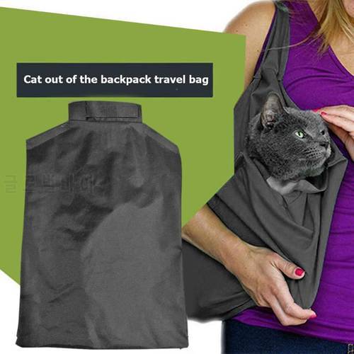 Foldable Pet Cat Sling Carrier Bag Cats Dogs Outdoor Travel Shoulder Tote Carry Handbag Soft Comfortable Cat Grooming Sack