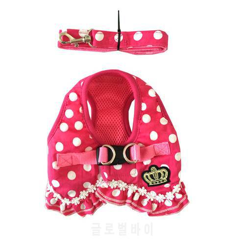 Luxury Girl Design Pet Dogs Chest Harness Free Shipping Small Puppy Supplies Shipping Cheap Dog Supplies