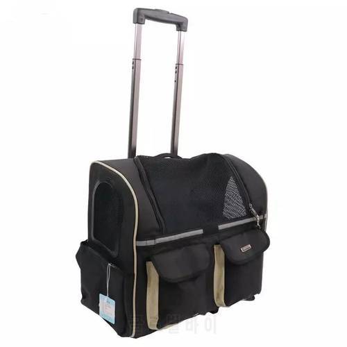 Dog Out Trolley Case Pet Portable Shipping Box Large door Travel Bag Cat Backpack Go Light Stroller