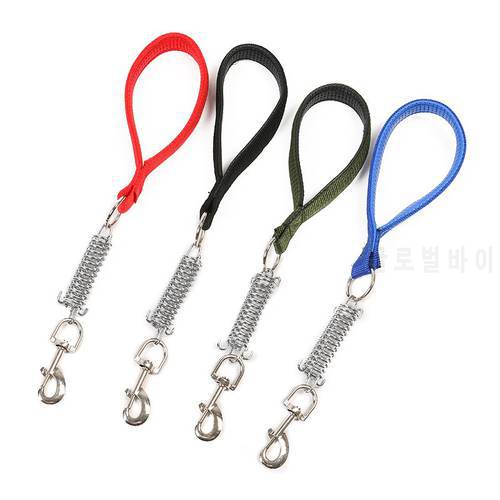 Medium Large dog buffer Leash with Spring Explosion-proof Short big dogs chain Traction rope Foam handle dog leashes pet lead