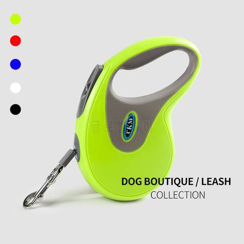 Retractable Pet Dog Leash Reflective Ribbon for Walking Small Medium Large Breed Dogs No Tangle Automatic Extendable Pet Leads