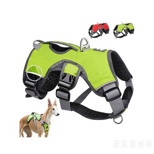 Top Quality Pet Dog Harness Reflective Collar Harnesses For Dogs Pets Service Dog German Shepherd Pit Bull Pet Products New