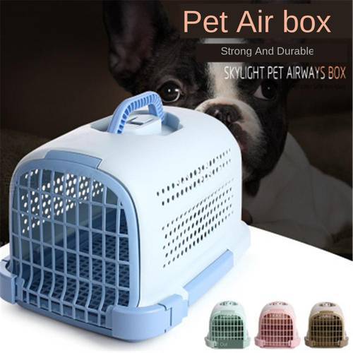 Travel Pet Carrier Box Puppy Cat Carrying Handbag Outdoor Bag for Small Dogs Portable Pets Travel Bag Air Transport Shipping Box