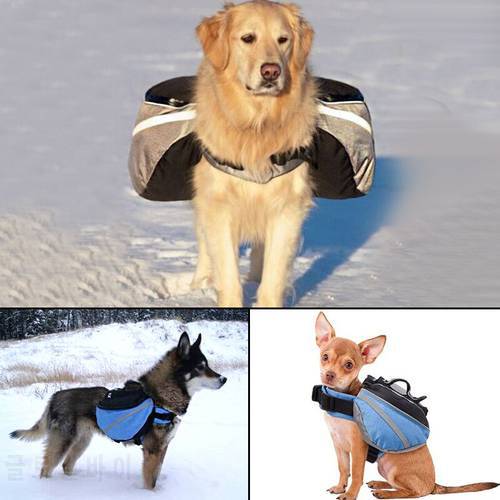 New Hot Pet Large Dog Bag Carrier Backpack Saddle Bags Dog Self Backpack Travel Large Capacity Bag Carriers For Dogs PB610