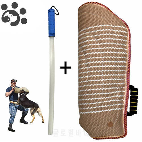 Dog Training Arm Sleeve Professional Dog Training Set Whip Agitation Stick for Large Big Dogs Training Safe Protection Sleeve