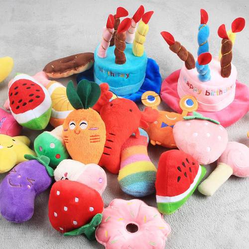 Soft Pet Dog Toys Stuffed Plush Pet Toy For Dogs Chew Toy Puppy Squeak Dog Interactive Toys For Small Dogs Supplies Pets Product