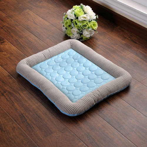 Breathable Anti-slip Spring Summer Pet Dog Bed Puppy Ice Mat Cushion for Car Floor Sofa Cat Dogs Nest Kennel Mattress Pad
