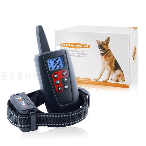Dog Training Collar With Remote Electric Dog Training Collar No Shock Collar 1100yd Range Waterproof Rechargeable Collar 2022