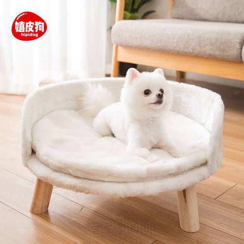 Spring and autumn four seasons pet sofa nest cat litter kennel dog bed Teddy warm winter supplies