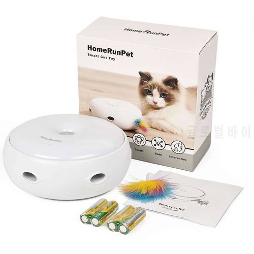 Smart Cat Toy Pet Electric Feather Automatic Funny Cat Toys Interactive 3 Modes Funny Dog Device High Quality Home Cat Supplies