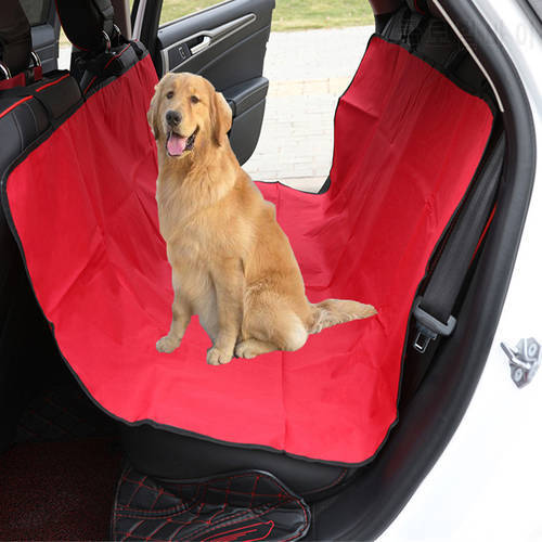 Pet Car Seat Cover Mats Hammock Protector Dog Waterproof Carriers Rear Back Seat Cushion Puppy Blanket Pockets Dog Bed