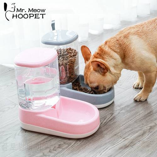 Hoopet 3.8L Pet Automatic Feeder Dog Cat Drinking Bowl For Dog Water Drinking Cat Feeding Large Capacity Dispenser Pet Cat Dog