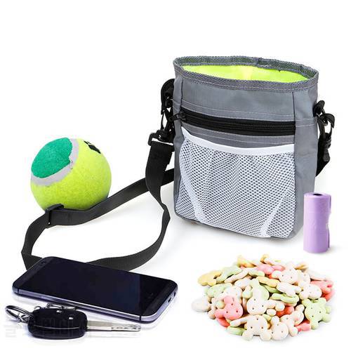 Pet Dog Training Treat Bag Snack Carrier Big Capacity Outdoor Pet Food Pouch Pockets For Dog Training Agility Equipment