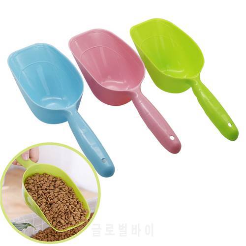 2 Pcs Pet Feeding Shovel Cat Food Scoop Large Capacity Thickening Cat Dog Spoon Plastic Shovel Pet Feeder
