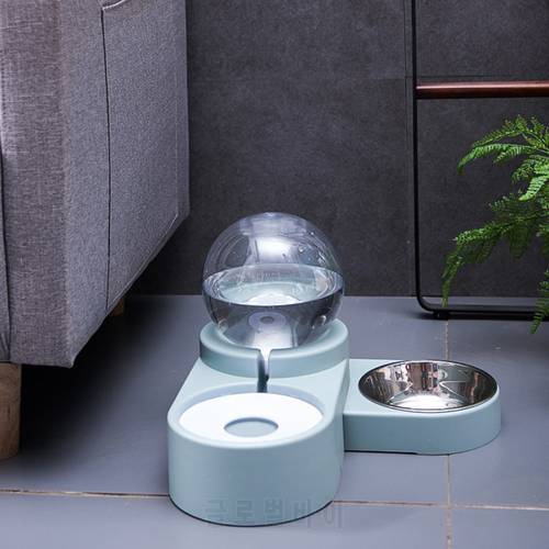 Automatic Pet Feeder Water Dispenser Bubble Pet Bowls for Water Drinking Fountain Feeding Container for Dogs Cat Supplies