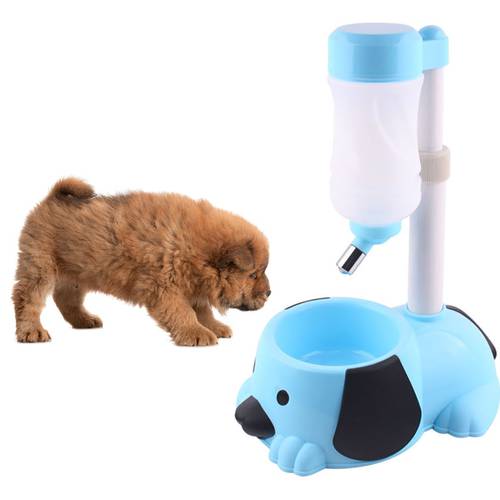 Cute Pet Automatic Feeder Dog Cat Drinking Bowl For Dog Water Drinking Cat Feeding Large Capacity Dispenser Pet Cat Dog