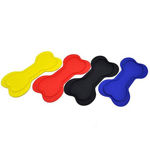Pet Supply Silicone Dog Lick Bone Shower Assistant Lick Pad Distraction Device Bath Treat Buddy Grooming Helper